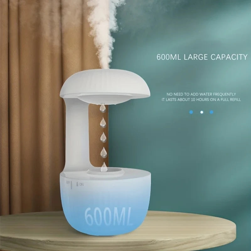 Anti-gravity Air Humidifier Mute Countercurrent Humidifier Levitating Water Drops Cool Mist Maker Fogger Relieve Fatigue