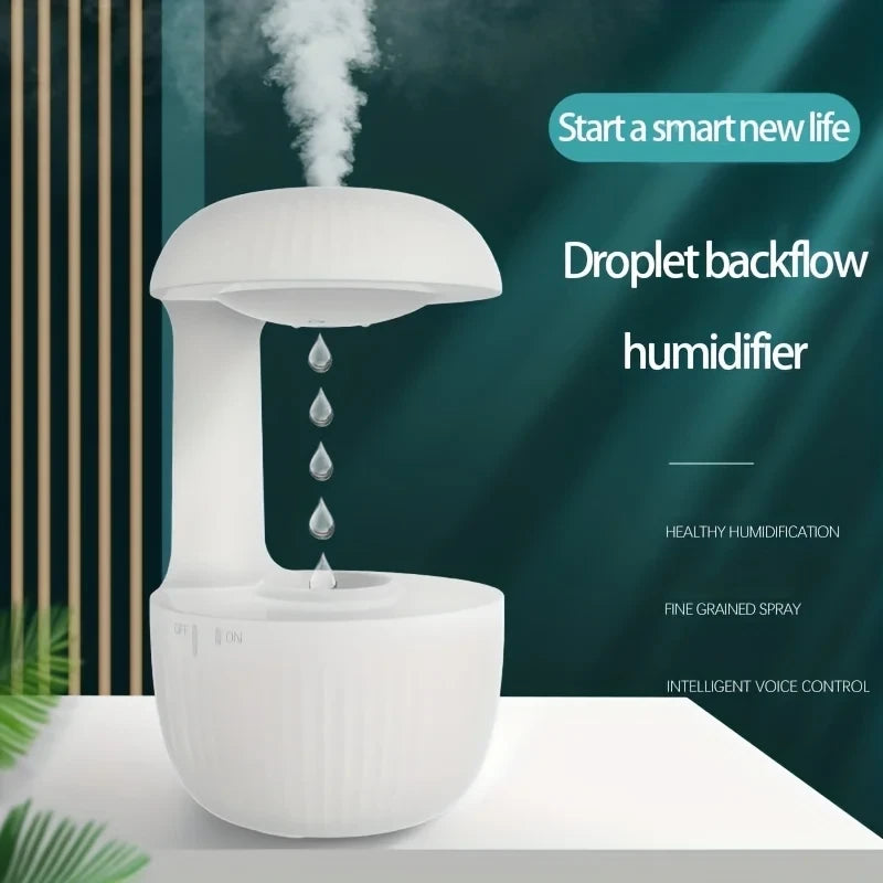 Anti-gravity Air Humidifier Mute Countercurrent Humidifier Levitating Water Drops Cool Mist Maker Fogger Relieve Fatigue